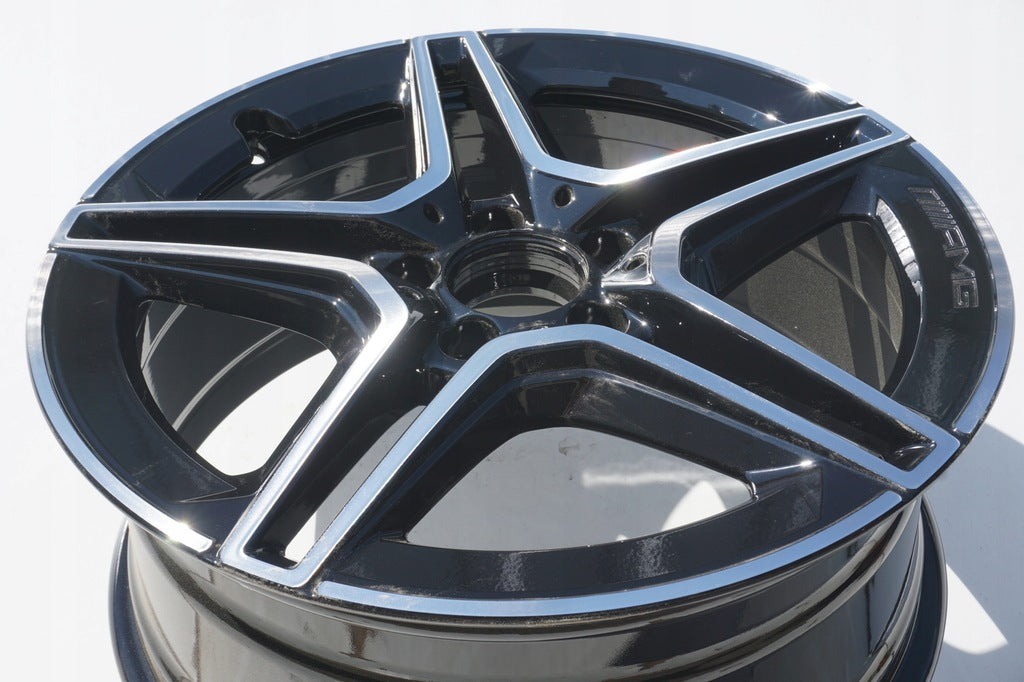 1x Alufelge 18 Zoll 7.5" 5x112 49ET Glanz Schwarz A1774011500 Mercedes-Benz FEL3265509159yd