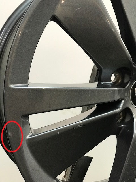 1x Alufelge 18 Zoll 7.5" 5x112 51ET Glanz Graphit 5F0601025 Seat Rim Wheel FEL2832627574az