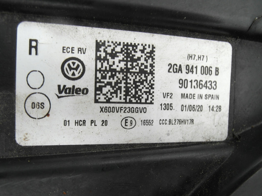 Frontscheinwerfer VW T-Roc 2GA941006B Rechts Scheinwerfer Headlight SCH3930547301xf