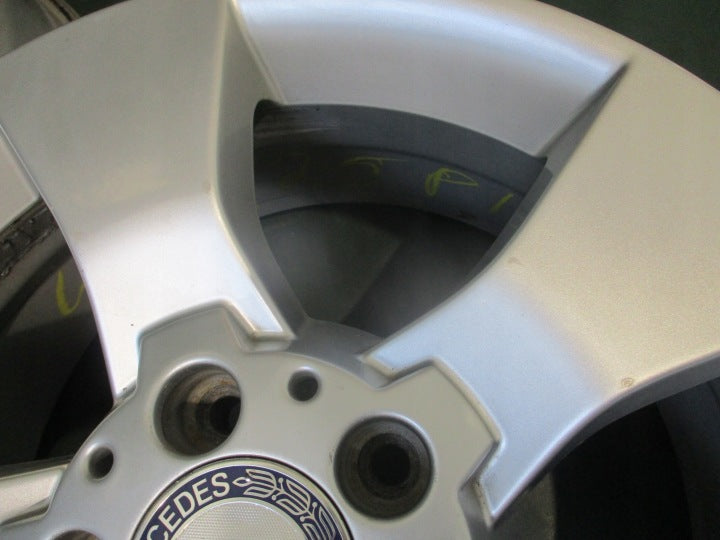 4x Alufelge 17 Zoll 7.5" 5x112 47 5ET Glanz Silber A2044013602 Mercedes-Benz FEL6314824017mu
