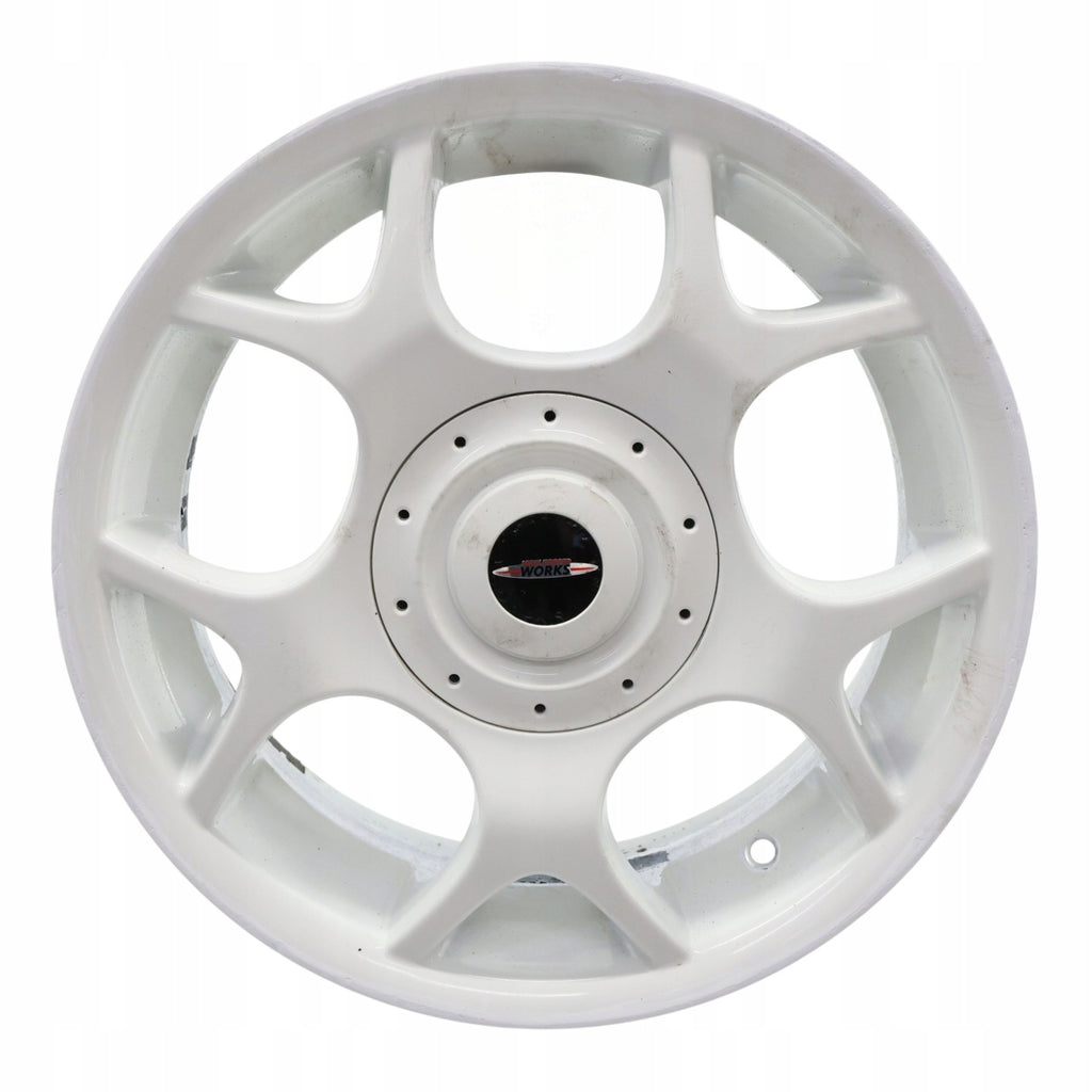 1x Alufelge 16 Zoll 6.5" 4x100 48ET Glanz Weiß 1512351 Mini R52 R50 R53 FEL1401119901qa