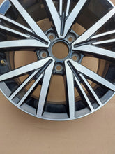 Load image into Gallery viewer, 1x Alufelge 16 Zoll 6.5&quot; 5x112 46ET Glanz Schwarz 5G0601025 VW Golf Vii