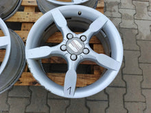 Laden Sie das Bild in den Galerie-Viewer, 1x Alufelge 17 Zoll 7.0" 5x112 54ET Glanz Schwarz 5P0601025 Seat Toledo I FEL4825478543or