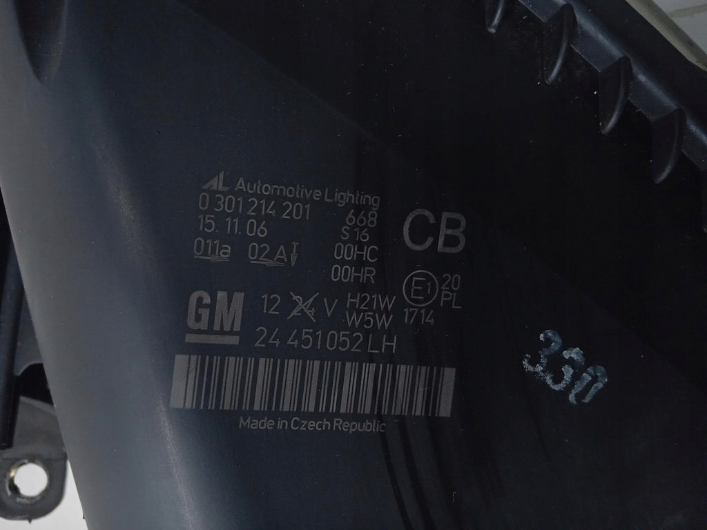 Frontscheinwerfer Opel Zafira B 24451052 Links Scheinwerfer Headlight SCH6706217905eq