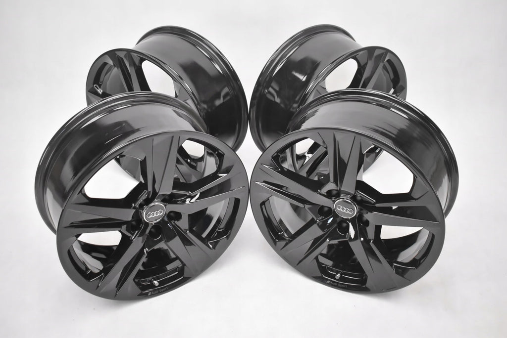 4x Alufelge 19 Zoll 8.0" 5x112 27ET Glanz Silber 4K8601025 Audi Rim Wheel FEL5665299473gu