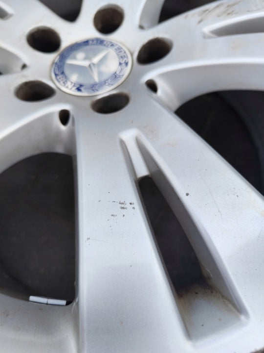 1x Alufelge 17 Zoll 7.5" 5x112 47ET Glanz Silber A2044010402 Mercedes-Benz FEL3274208535la
