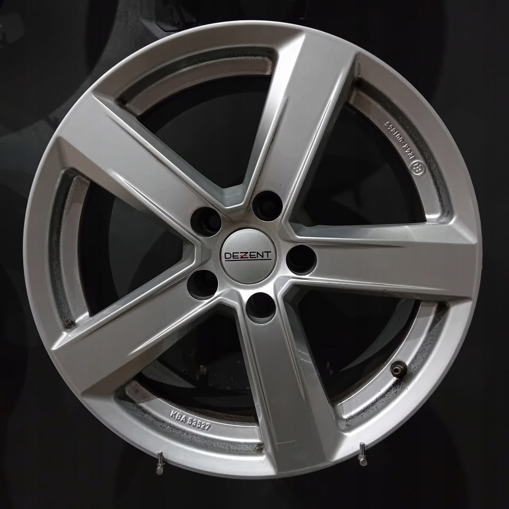 4x Alufelge 17 Zoll 7.5" 5x112 29ET Glanz Silber KBA53527 Audi A4 B8 Rim Wheel FEL7860861997mp