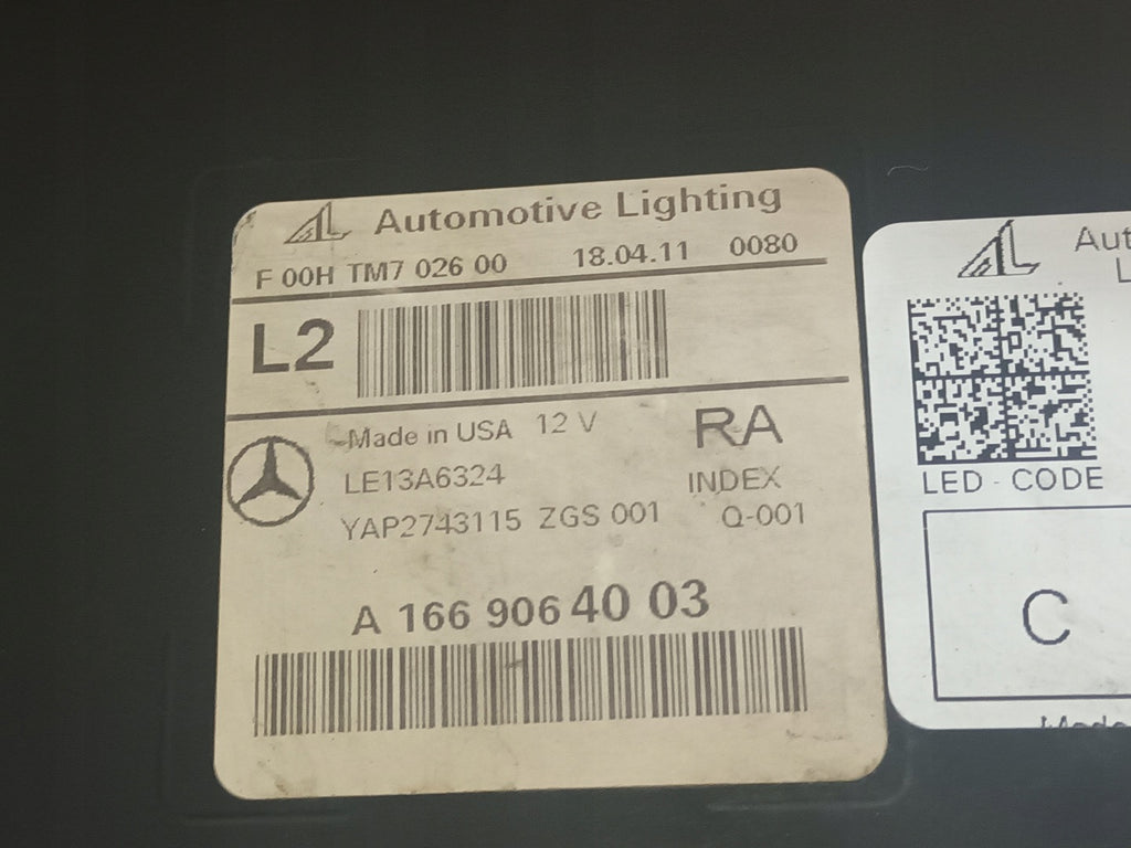Frontscheinwerfer Mercedes-Benz Gle W166 A1669064003 LED Rechts Headlight SCH5860917400pk