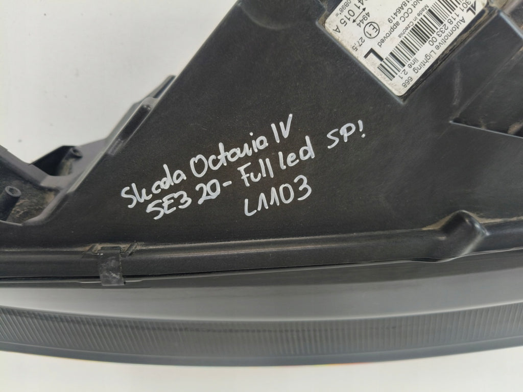 Frontscheinwerfer Skoda Octavia 5e3 IV 5E4941015A Links Scheinwerfer Headlight SCH3286754395se