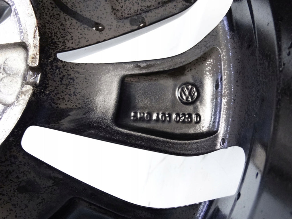 1x Alufelge 17 Zoll 7.5" 5x112 51ET Glanz Schwarz 5H0601025 VW Golf Viii FEL2185242395ag
