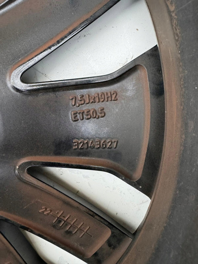 1x Alufelge 19 Zoll 7.5" 5x108 50 5ET Glanz Schwarz 32143627 Volvo Xc40 FEL6754593365du