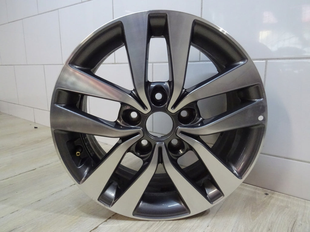 1x Alufelge 16 Zoll 6.5" 5x114.3 53ET Glanz Schwarz 52910-64200 Hyundai I30 FEL7805127505xf