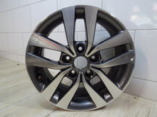 Load image into Gallery viewer, 1x Alufelge 16 Zoll 6.5" 5x114.3 53ET Glanz Schwarz 52910-64200 Hyundai I30 FEL7805127505xf