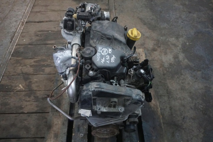 Motor Nissan Note E12 K9K608 1.5 DCI 90PS 66kW 62TKm 2013 Diesel Unkomplett MOT6430380449iu
