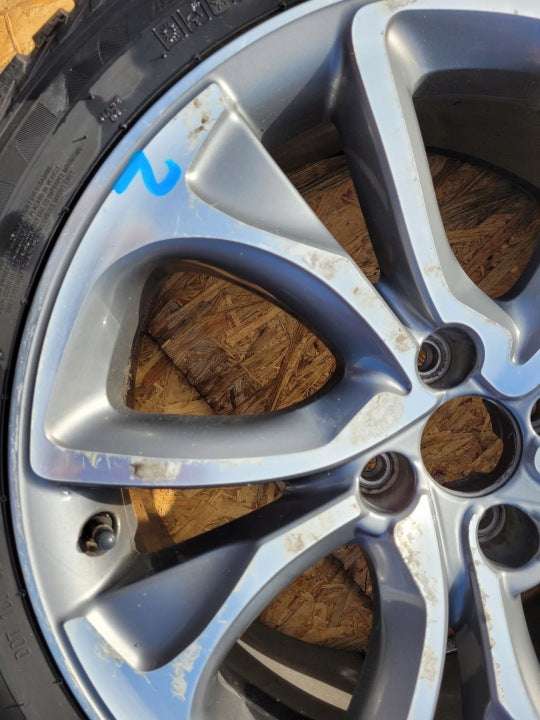 1x Alufelge 18 Zoll 7.5" 4x108 29ET Matt Silber 9688904377 Citroën Ds4 Rim Wheel FEL3141032281ou