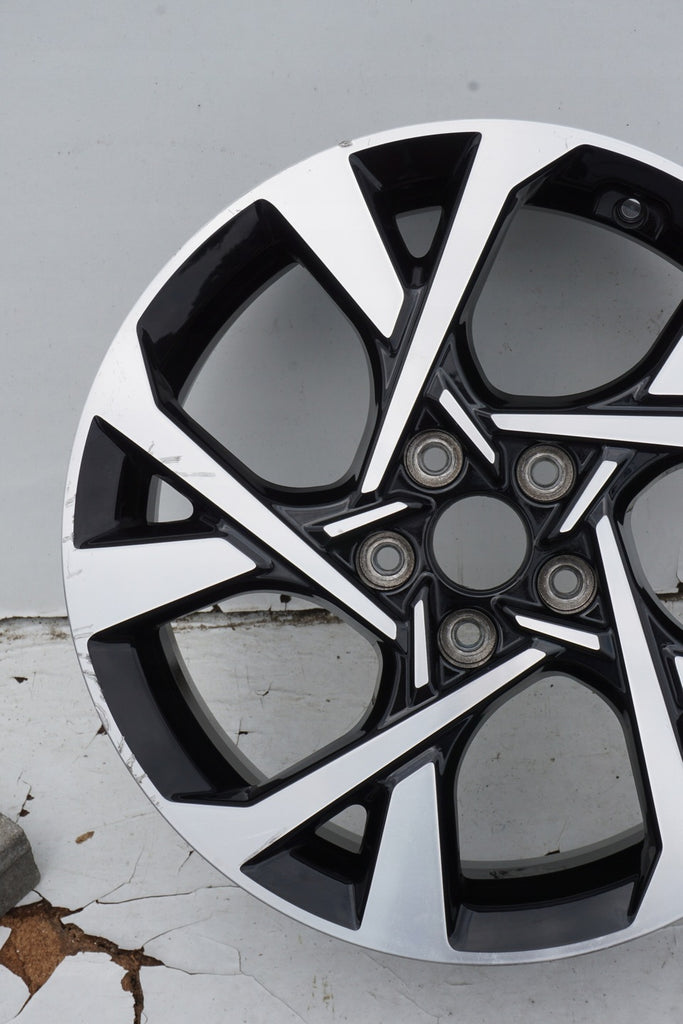 1x Alufelge 18 Zoll 7.5" 5x114.3 52ET Glanz Schwarz 52910-J9800 Hyundai Kona