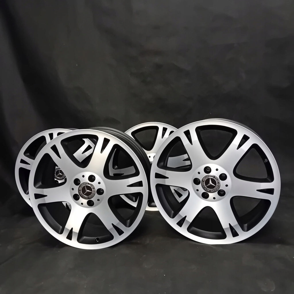 4x Alufelge 19 Zoll 8.0" 5x112 60ET Glanz Schwarz A1644011602 Mercedes-Benz FEL9050241154ns