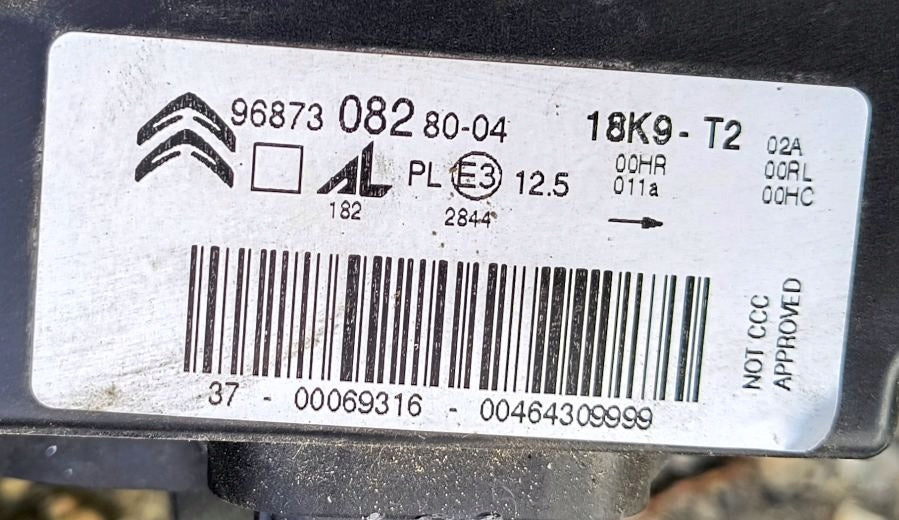 Frontscheinwerfer Citroën C4 II B7 9687308280 Ein Stück (Rechts oder Links)