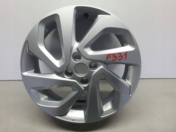 1x Alufelge 17 Zoll 5.0" 4x100 40ET Glanz Schwarz CMS1210-4 Toyota Aygo X FEL7637574212ig