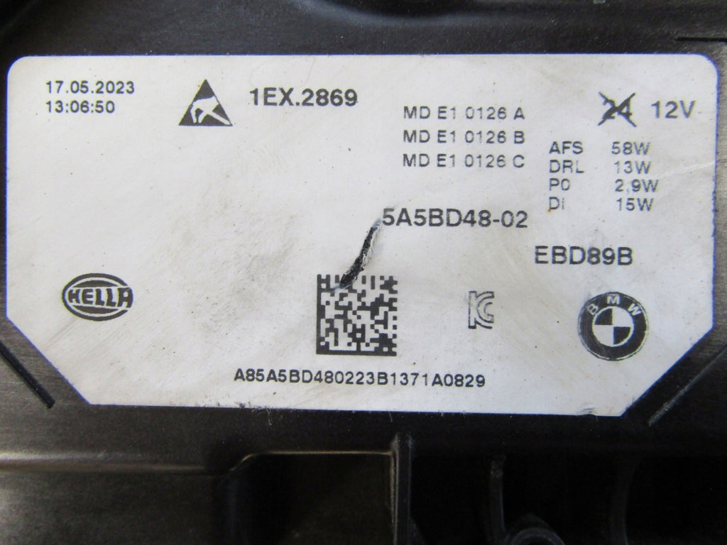 Frontscheinwerfer BMW X1 5A5BD48-02 LED Rechts Scheinwerfer Headlight SCH4841591024rw
