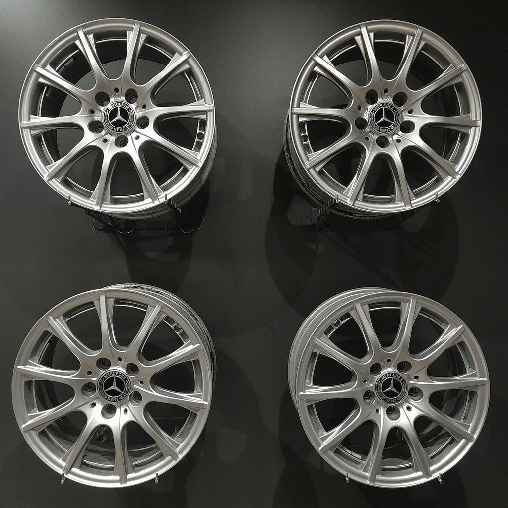 4x Alufelge 16 Zoll 6.5" 5x112 38ET A2054012400 Mercedes-Benz W205 Rim Wheel