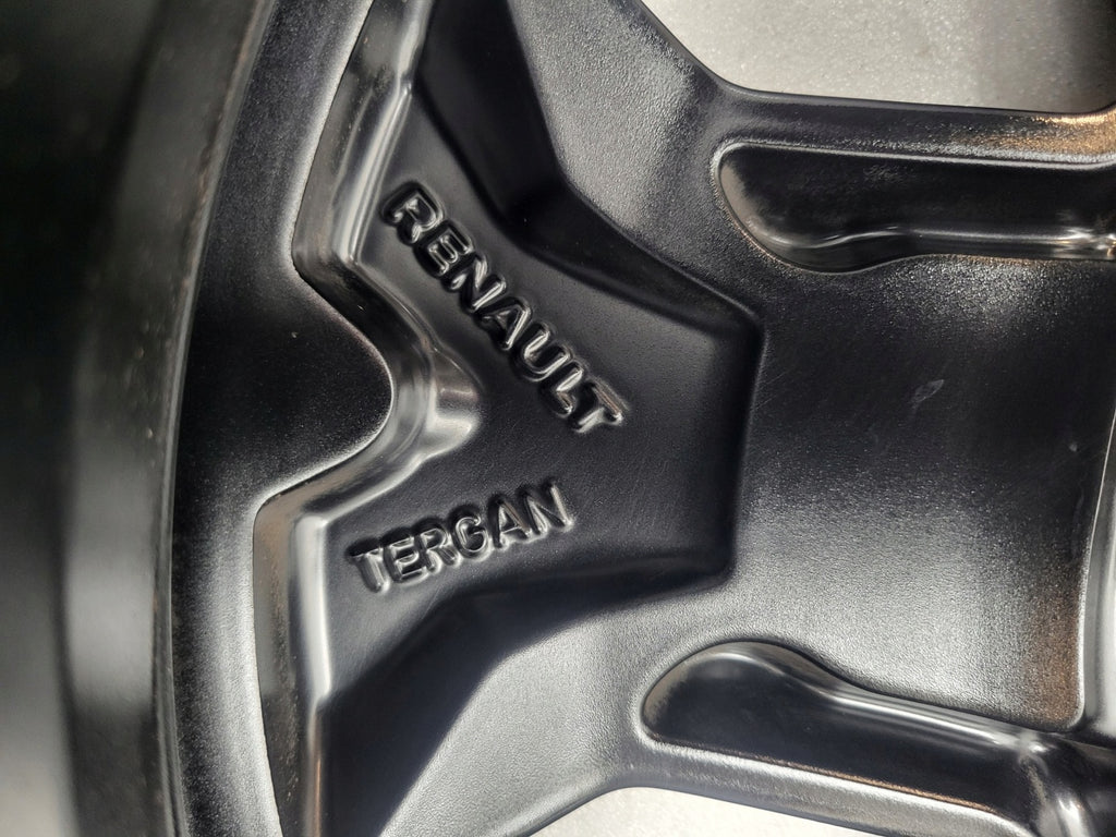 1x Alufelge 17 Zoll 6.5" 5x114.3 32ET Glanz Schwarz 403000581R Dacia Duster FEL6523738543sv