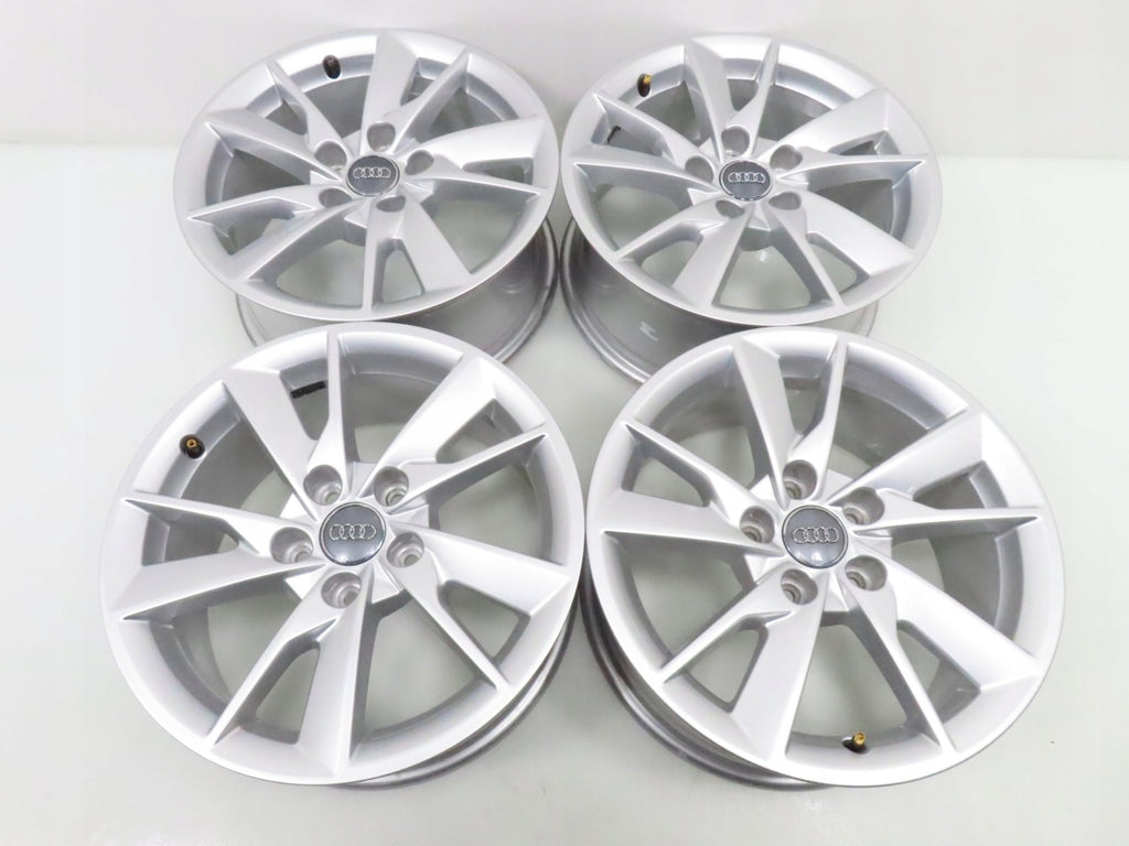 4x Alufelge 16 Zoll 7.0" 5x112 35ET Silber 8W0601025B Audi A4 B9 Rim Wheel FEL4006413917ap