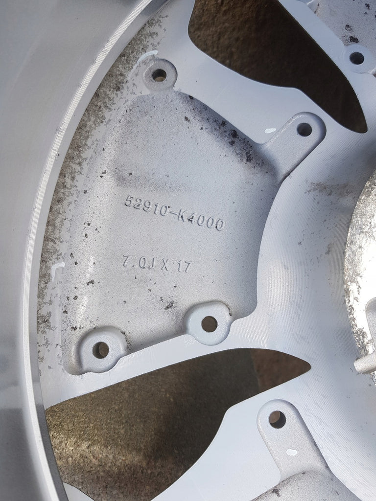 1x Alufelge 17 Zoll 7.0" 5x112 50ET Glanz Schwarz 52910-K4000 Hyundai Kona