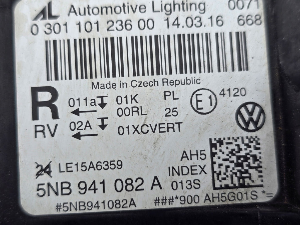 Frontscheinwerfer VW Tiguan 5NB941082 Full LED Rechts Scheinwerfer Headlight SCH8695848466pu