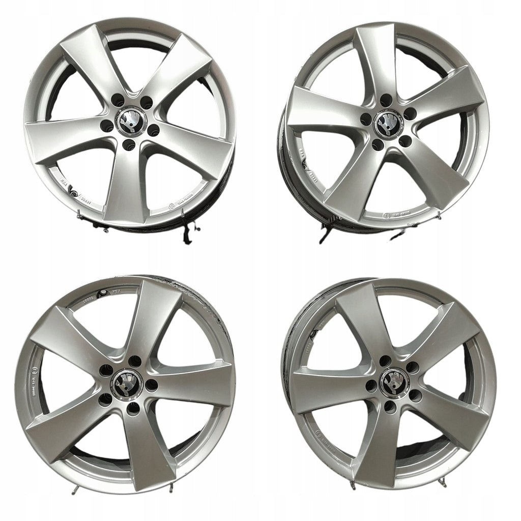 4x Alufelge 18 Zoll 7.5" 5x112 49ET KBA50881-F604174 Skoda Yeti Rim Wheel FEL7745597981lu