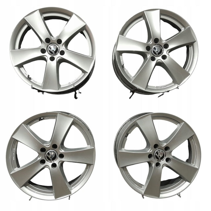 4x Alufelge 18 Zoll 7.5" 5x112 49ET KBA50881-F604174 Skoda Yeti Rim Wheel FEL7745597981lu