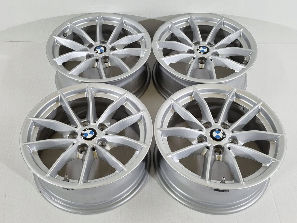 4x Alufelge 16 Zoll 6.5" 5x112 22ET Glanz Silber 6876921 BMW Rim Wheel FEL1283093627vd