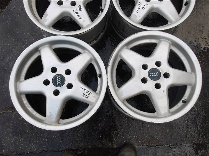 4x Alufelge 16 Zoll 7.5" 5x112 35ET Glanz Silber Audi A4 B5 Rim Wheel FEL5578453791by