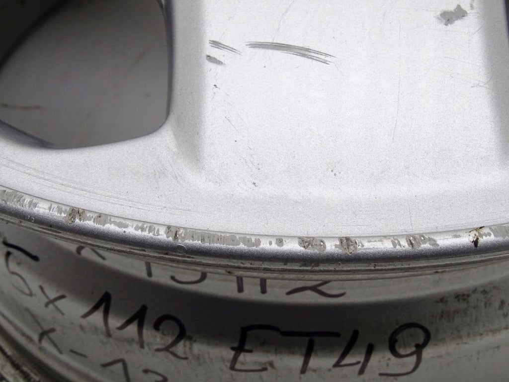 1x Alufelge 15 Zoll 6.0" 5x112 Mercedes-Benz Rim Wheel FEL9474400016zi