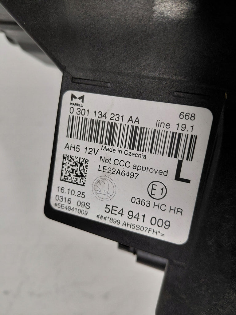 Frontscheinwerfer Skoda Octavia IV 5E4941009 LED Links Scheinwerfer Headlight SCH7450383388rr