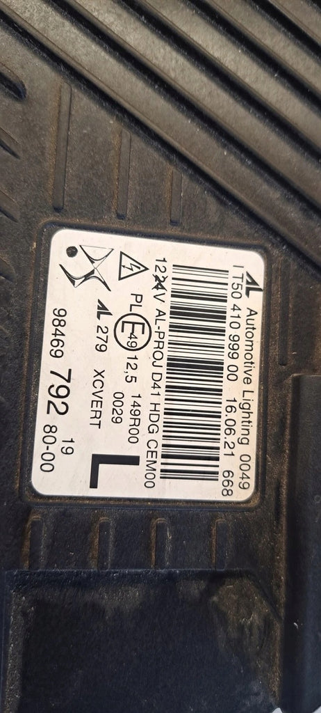 Frontscheinwerfer Citroën Ds4 7101343 Links Scheinwerfer Headlight SCH7971988518fw