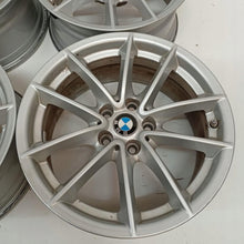 Laden Sie das Bild in den Galerie-Viewer, 4x Alufelge 17 Zoll 7.5" 5x112 27ET Glanz Silber 6868217 BMW 5 G31 G30 Rim Wheel FEL8547103638sp
