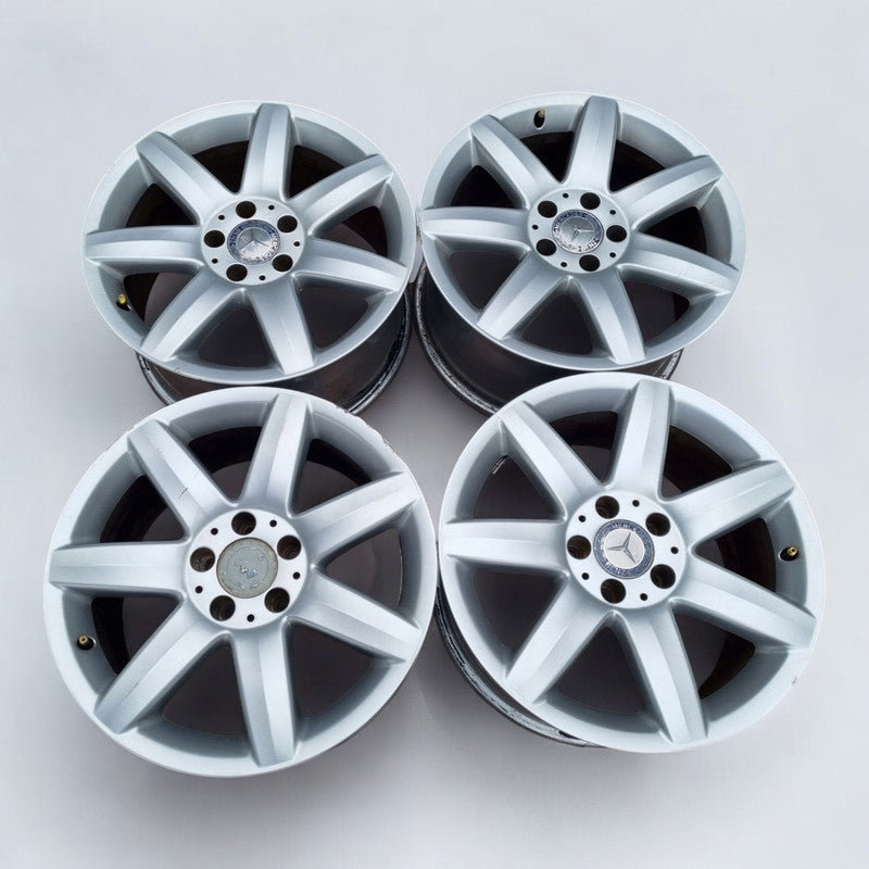 4x Alufelge 17 Zoll 8.5" Mercedes-Benz Sl R230 Rim Wheel