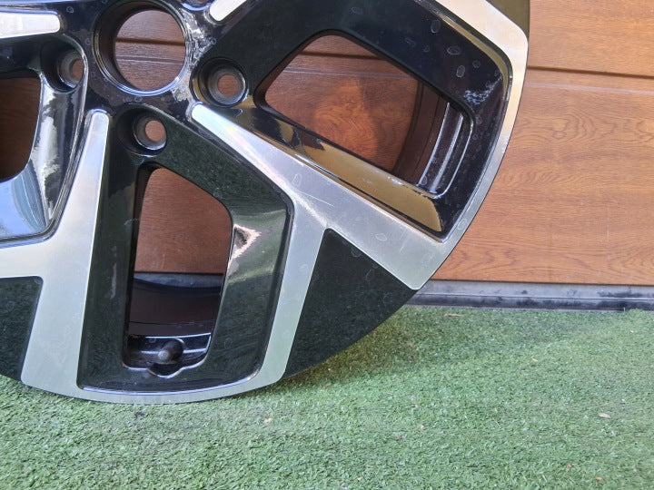 1x Alufelge 19 Zoll 7.5" 5x112 50ET Glanz Schwarz 10A601025K 10A601025L VW I FEL4810303386hb