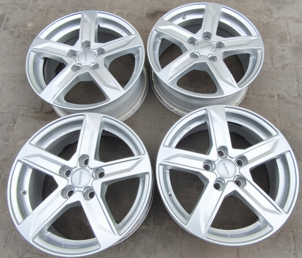 4x Alufelge 16 Zoll 6.5" 5x114.3 39ET Toyota Corolla Avensis Rim Wheel FEL5893449640fs