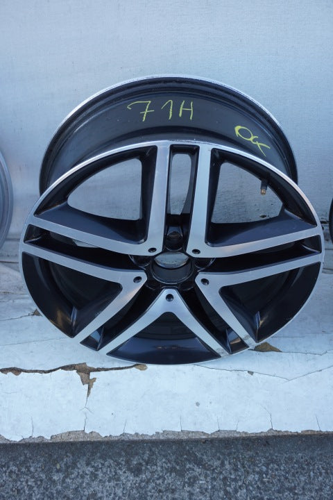 1x Alufelge 19 Zoll 8.0" 5x112 52ET Glanz Schwarz A4474014500 Mercedes-Benz FEL7046297790tj