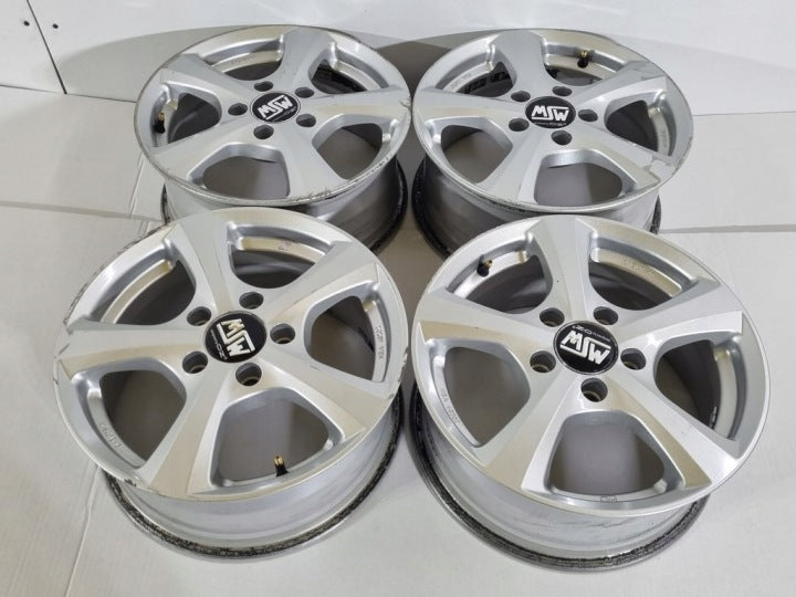 4x Alufelge 16 Zoll 6.5" 5x112 42ET KBA49261 Audi Rim Wheel FEL2331252290bc