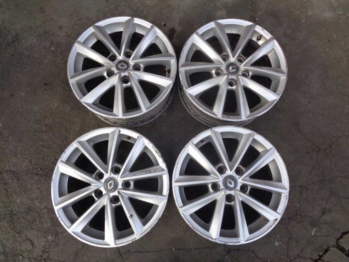 4x Alufelge 16 Zoll 6.5" 5x114.3 403001175R 403002347R Renault Megane I FEL7438242620um