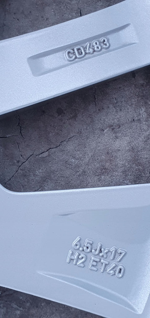1x Alufelge 17 Zoll 6.5" 5x100 Glanz Silber 658601025C Skoda Scala Kamiq FEL9863854686zk