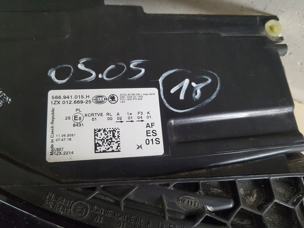 Frontscheinwerfer Skoda Kodiaq 566941015H Links Scheinwerfer Headlight SCH5031625307xx