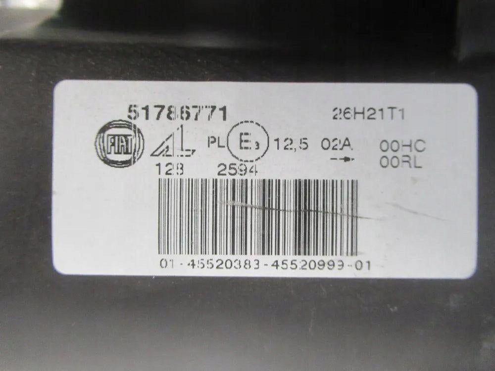 Frontscheinwerfer Fiat 500 51786771 45520711 Xenon Rechts Scheinwerfer Headlight SCH4021533356xn
