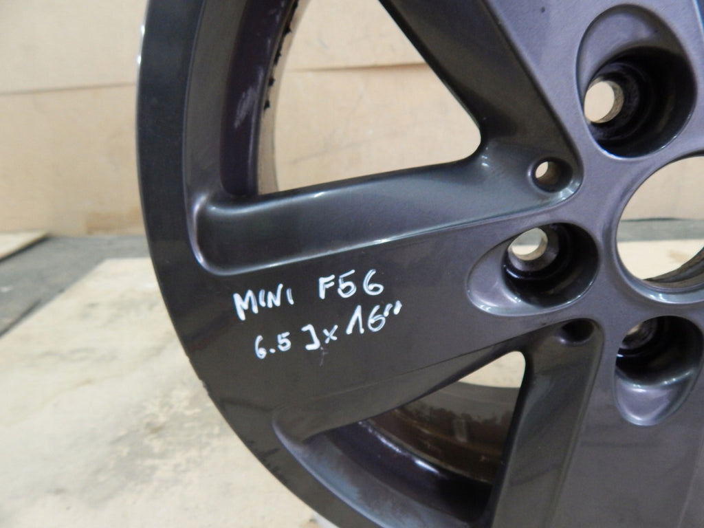 1x Alufelge 16 Zoll 6.5" 5x112 54ET Glanz Graphit 6887935 Mini F56 Rim Wheel FEL8454181214hl