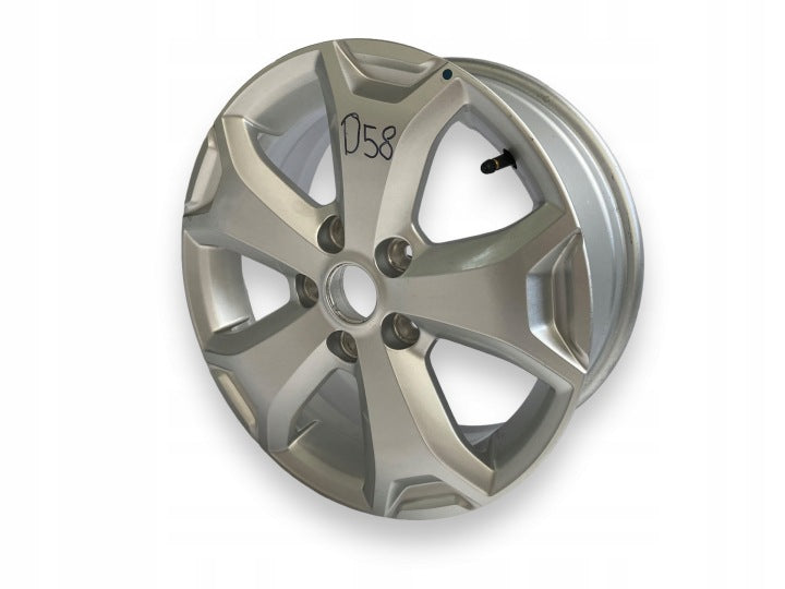 1x Alufelge 16 Zoll 6.5" 5x114.3 50ET Glanz Schwarz 403008854R Dacia Duster FEL7786317971dy