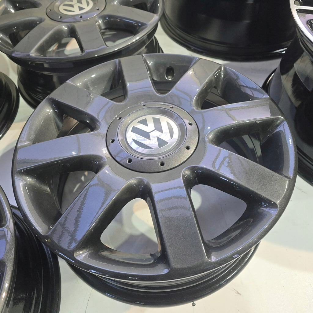 4x Alufelge 16 Zoll 6.5" 5x112 50ET 1T0601025M VW Golf VIII Touran Caddy FEL2873300458sb