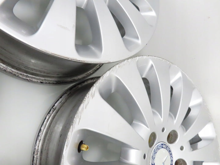 4x Alufelge 16 Zoll 7.0" 5x112 43ET Silber A2044010602 Mercedes-Benz W204 FEL9993213524qb